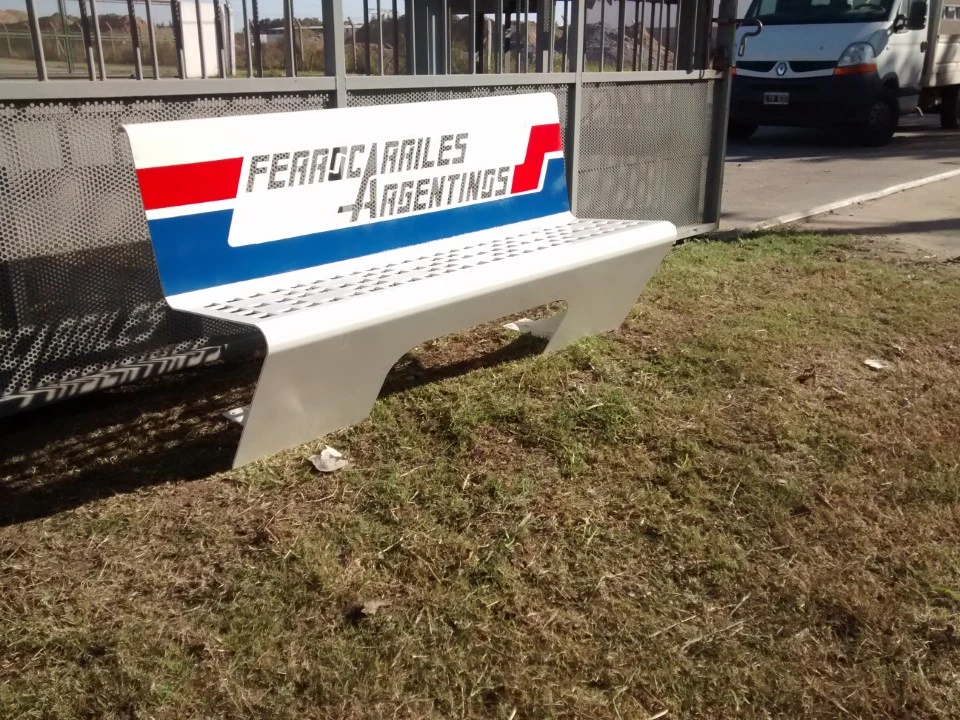 Banco metálico · Ferrocarriles Argentinos